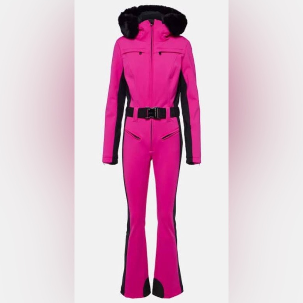 Goldbergh Passion Pink and Black Parry Down Ski Suit size 36 6 Small